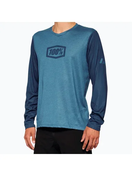 Тениска 100% синьо