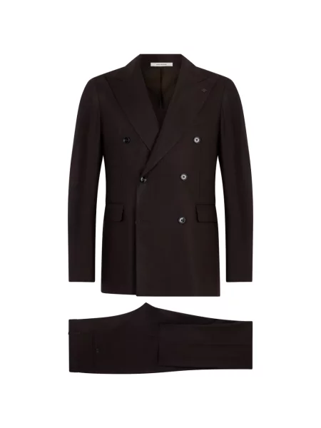Costum Tagliatore cu două rânduri de nasturi maro