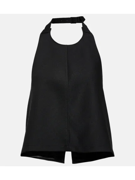 Top Wardrobe.nyc de lână negru