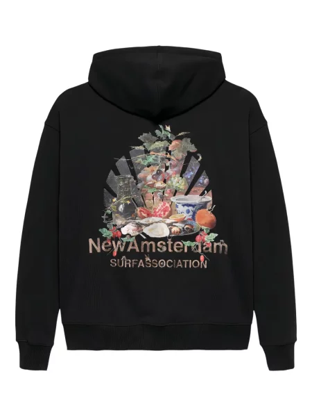 Hanorac cu glugă New Amsterdam negru