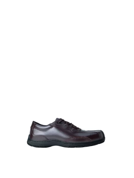 Satynowe półbuty Dr. Martens brązowe
