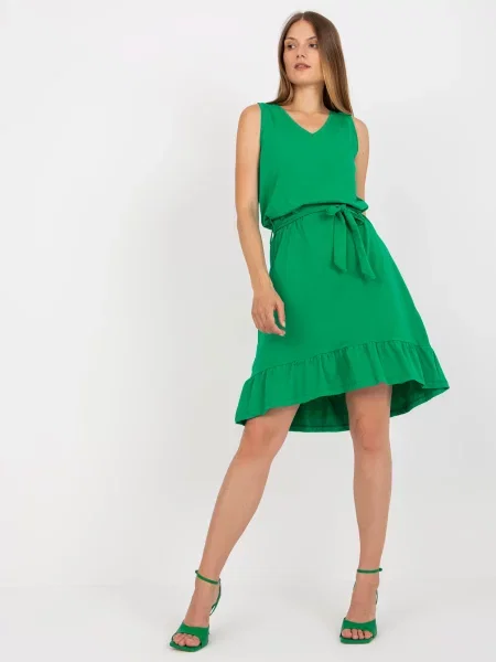 Rochie Fashionhunters de costum verde