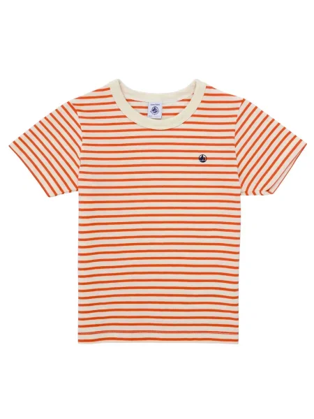 Tricou copii Petit Bateau roșu