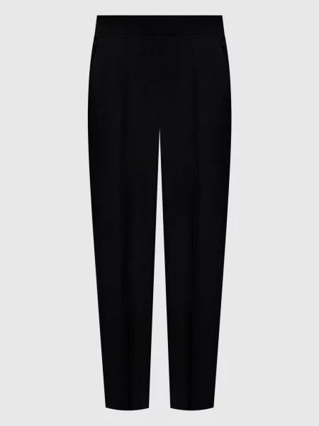 Штани з льону Agnona чорні