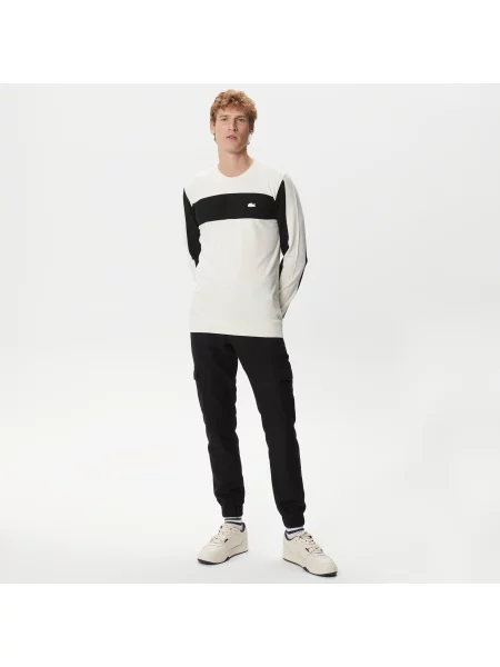 Lacoste Sweter Lacoste beżowy