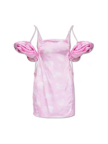 Mała mały sukienka mini Jacquemus elegancka różowa