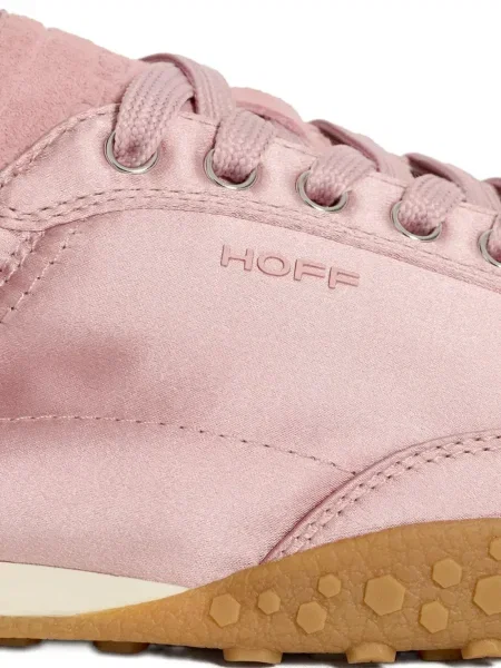 Sneakerși Hoff cu șireturi din dantelă roz