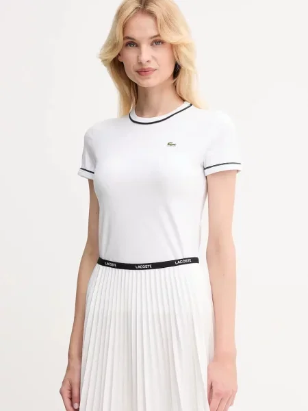 Тениска Lacoste дамска бяло