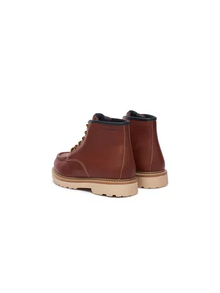 Tommy Jeans Gležnjarji Archive American Lth Boot rjava
