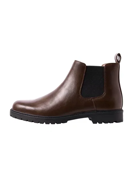 JACK & JONES Ghete chelsea JFWDUNELAND închis maro