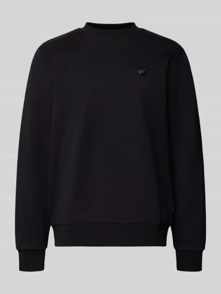 BOSS bluza gładka czarny