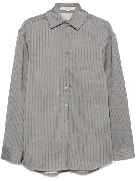 Koszula Remain w jodełkę szara