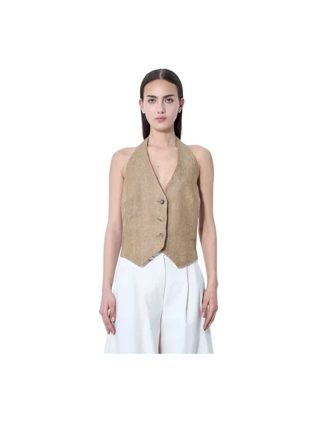 Kamizelka Max Mara brązowa