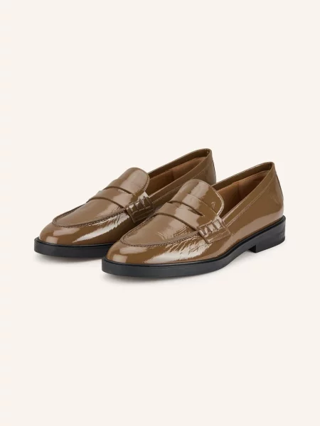 Flattered Mokasíny Typu Penny Sara khaki