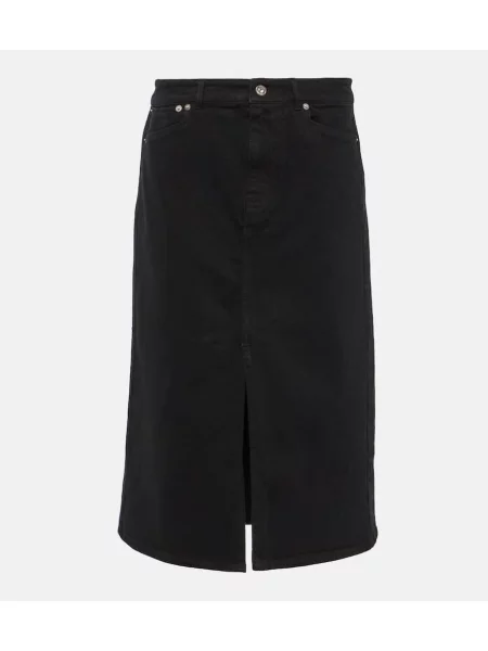 Spódnica jeansowa Proenza Schouler do kolan biała