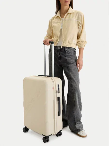 Чемодан Reebok бежевый