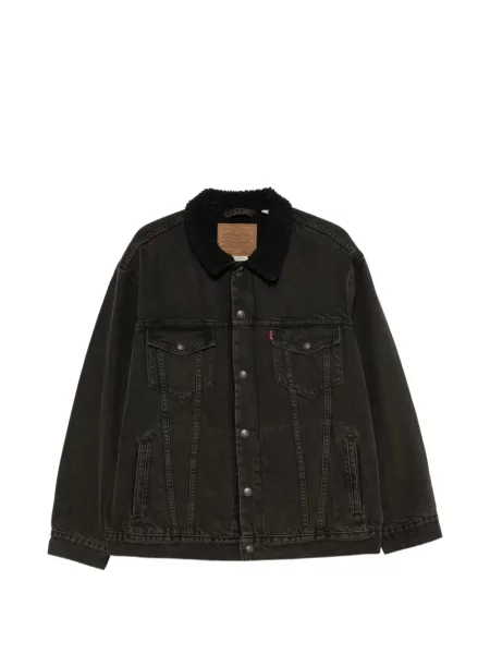 Decupat blugi Levi's® de catifea cord maro