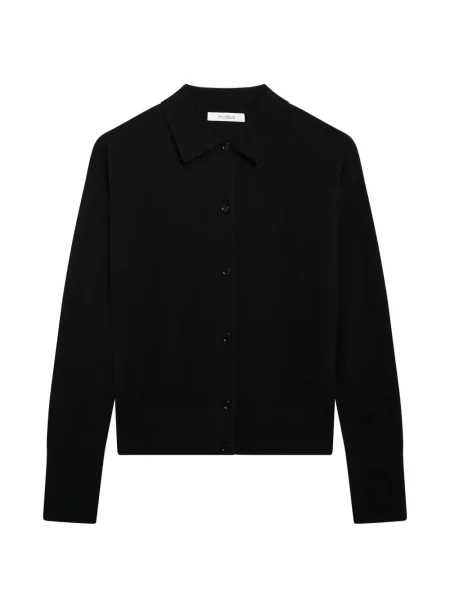 Gulerat cardigan Max Mara negru