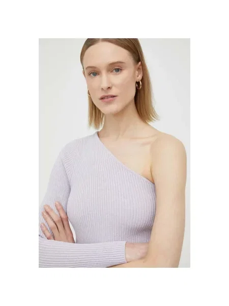 Sweter Remain Birger Christensen fioletowy