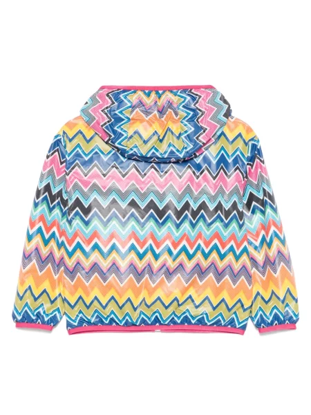 Kurtka dziecięca Missoni różowa