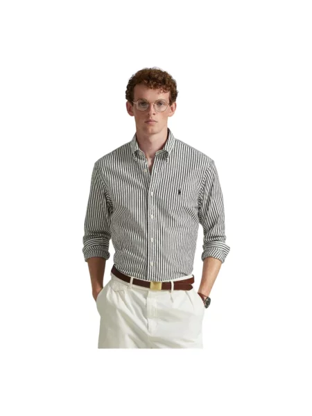 Koszula Ralph Lauren w paski z paskiem