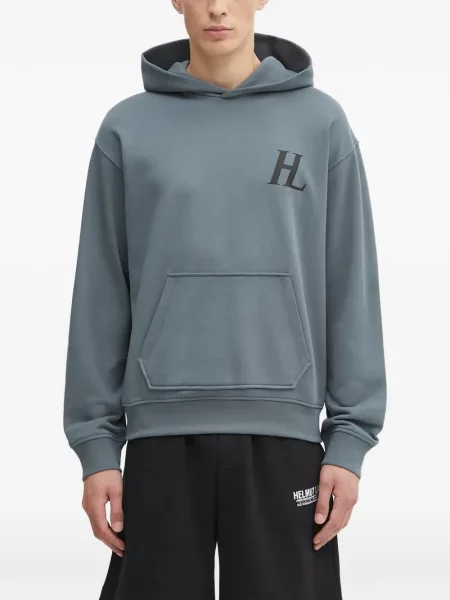 Hanorac cu glugă Helmut Lang albastru
