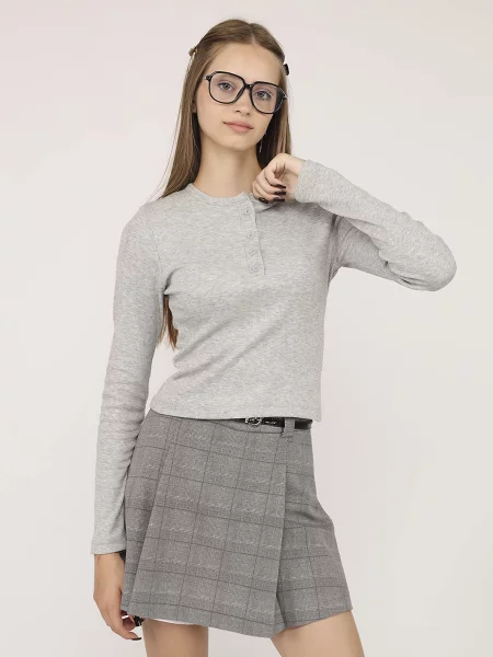 Лонгслів YUKI сірий