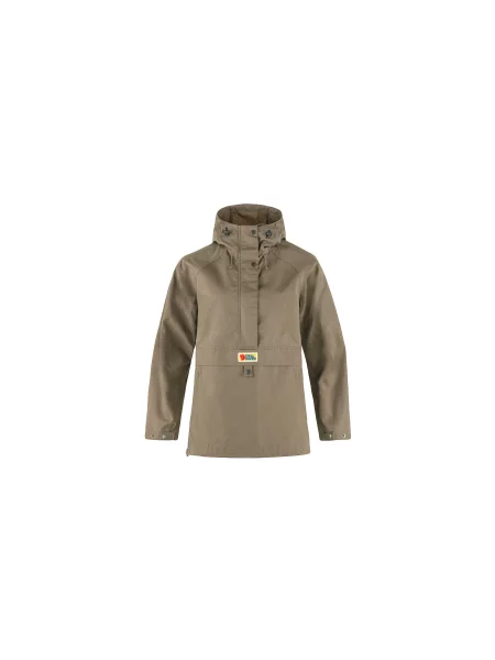 Fjällräven Vardag Anorak W Suede Brown Kobiety Kurtki Fjällräven Jasnobrązowy Size: S brązowa
