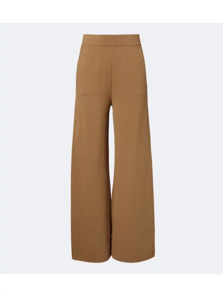Pantaloni Max Mara tricotate bej