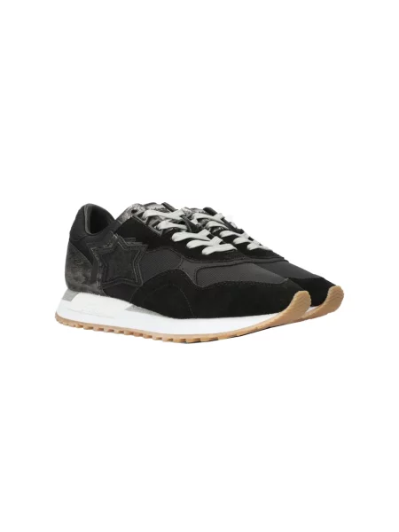 Sneakersy Atlantic Stars zamszowe czarne