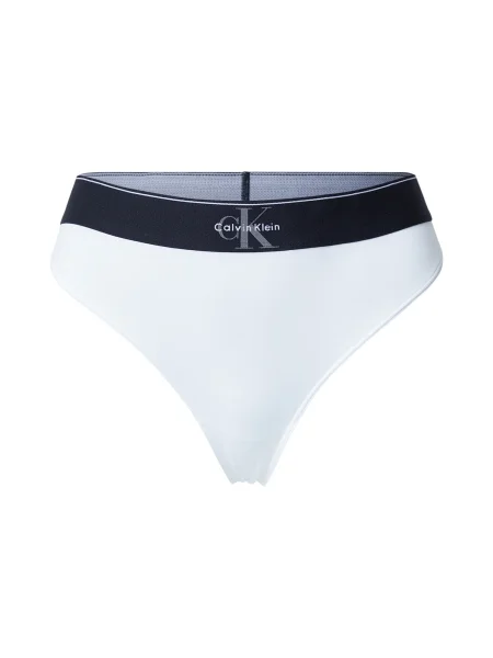Calvin Klein Underwear Tanga gri / negru alb