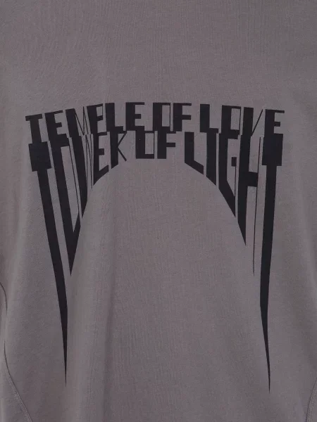 Tricou Rick Owens Drkshdw cu imagine gri