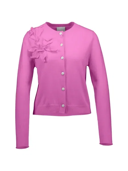 Cardigan Allude cu model floral roz