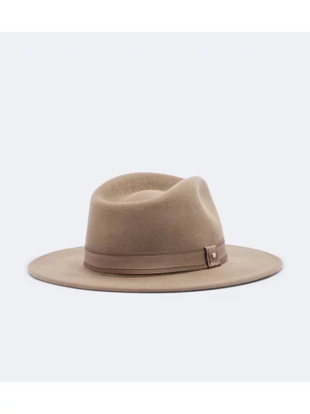 Pălărie Max Mara de lână bej