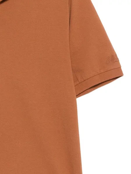 Polo Mc2 Saint Barth με κέντημα καφέ