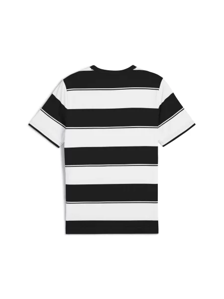 Футболка PUMA Class Striped Tee комбінований верх чорний