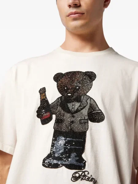 Tricou Philipp Plein alb