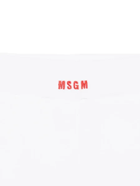 Szorty dziecięce Msgm białe