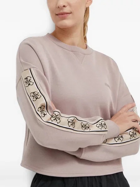 Hanorac Guess cu autograf roz