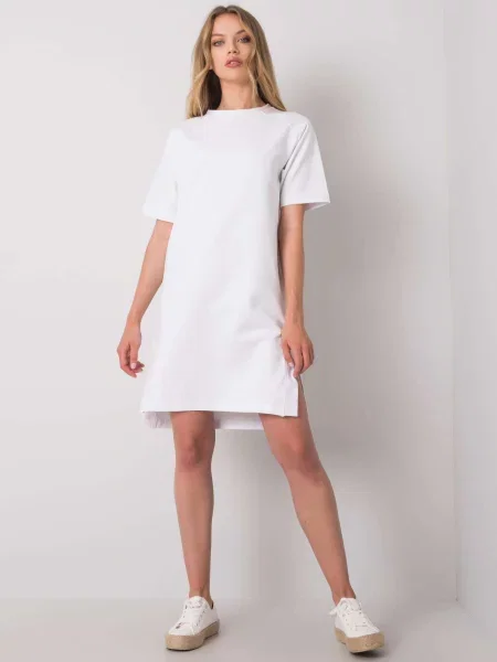 Rochie Rue Paris de costum alb
