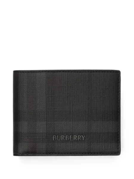 Portofel Burberry în carouri negru