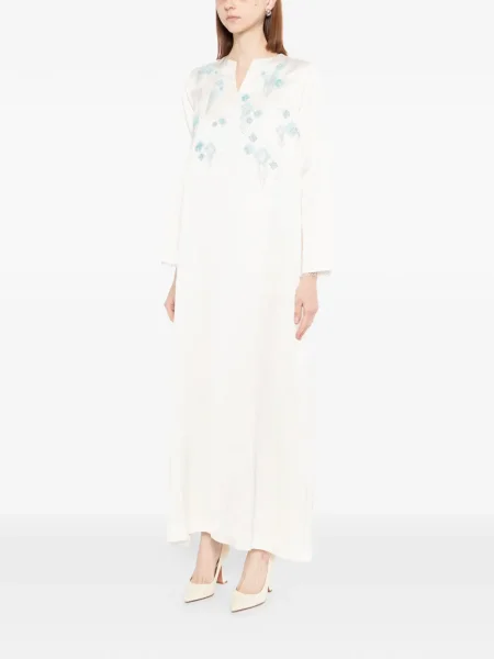Rochie maxi Shatha Essa cu broderie de costum
