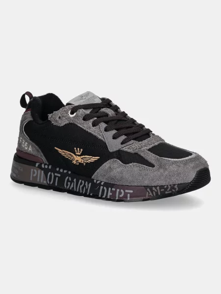 Маратонки Aeronautica Militare SNEAKERS мъжки черно