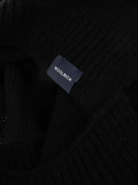 Fular Woolrich de lână negru