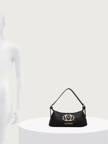 Кожаная сумка Love Moschino