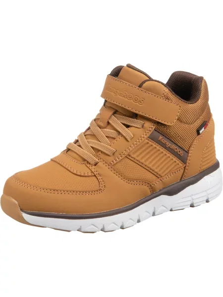 Detské topánky KangaROOS K-TS Caspo EV RTX tan/dark brown hnedá