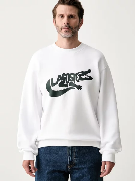 Lacoste hanorac pentru bărbați din alb