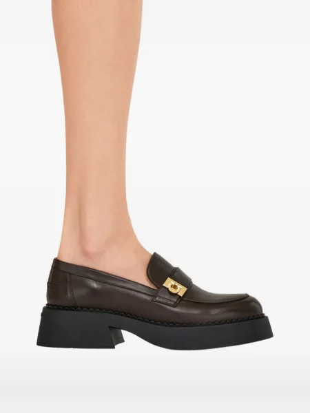 Pantofi loafer Ferragamo din piele maro