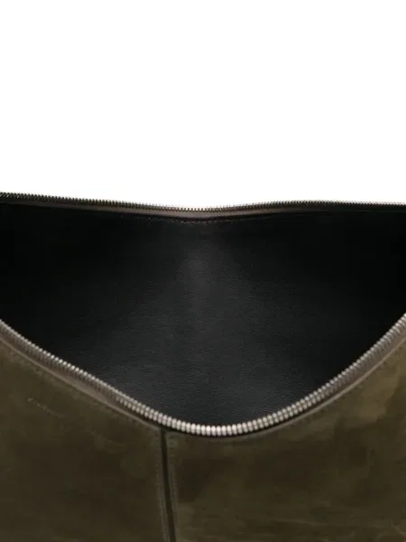 Geantă Proenza Schouler din piele de căprioară verde