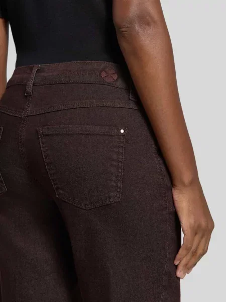 Jeansy o kroju wide fit z mieszanki bawełny model DREAM WIDE' Mac